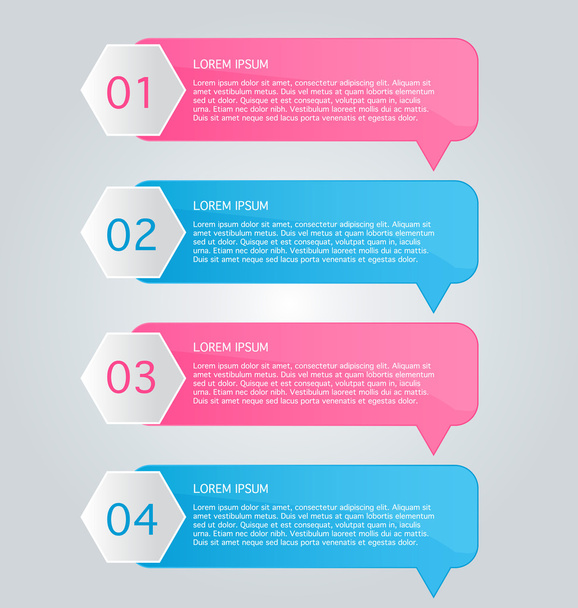 Infographics template for business, education - Vector, Image