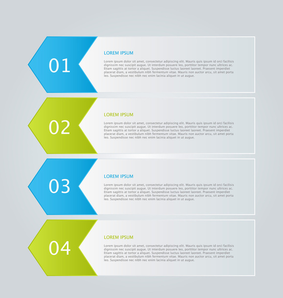 Infographics template for business, education - Vektor, kép
