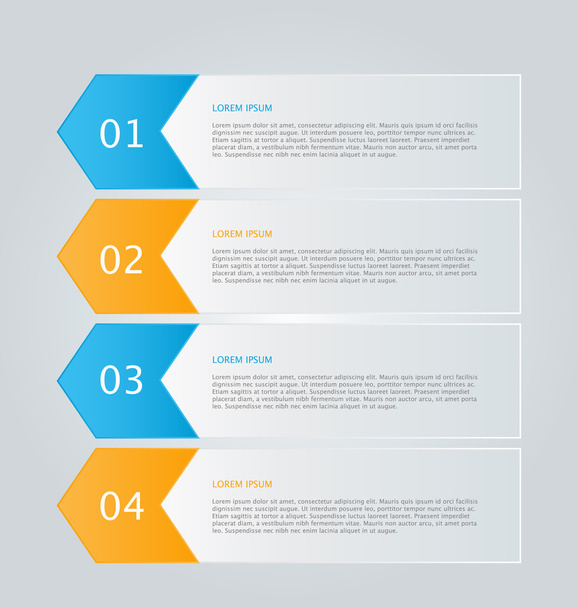Infographics template for business, education - Vektor, obrázek