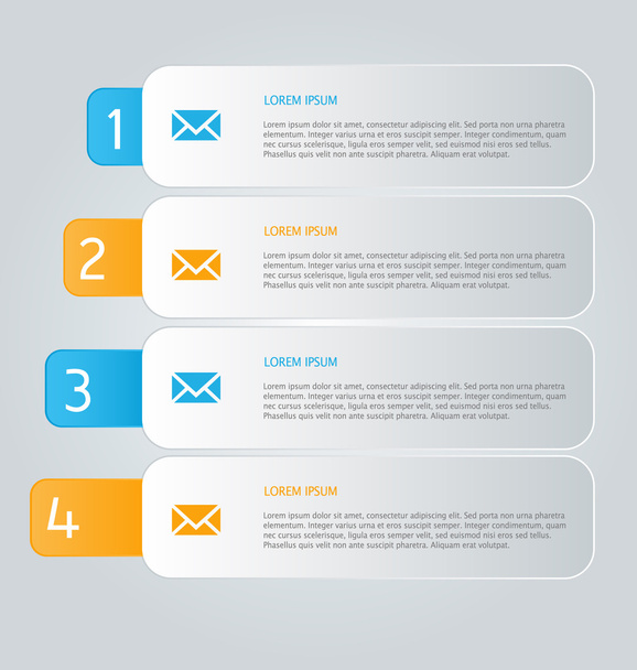 Infographics template for business, education - Wektor, obraz