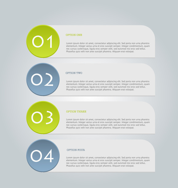 Infographics template for business, education - Vektor, Bild