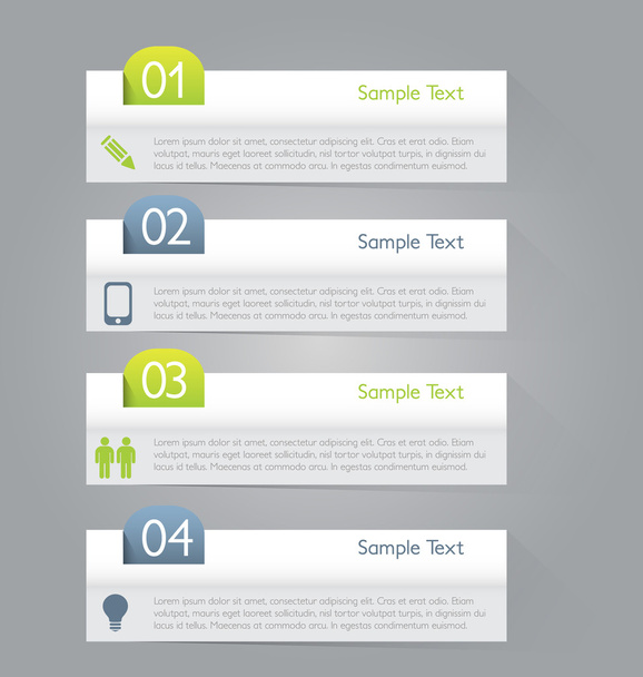 Infographics template for business, education - Wektor, obraz
