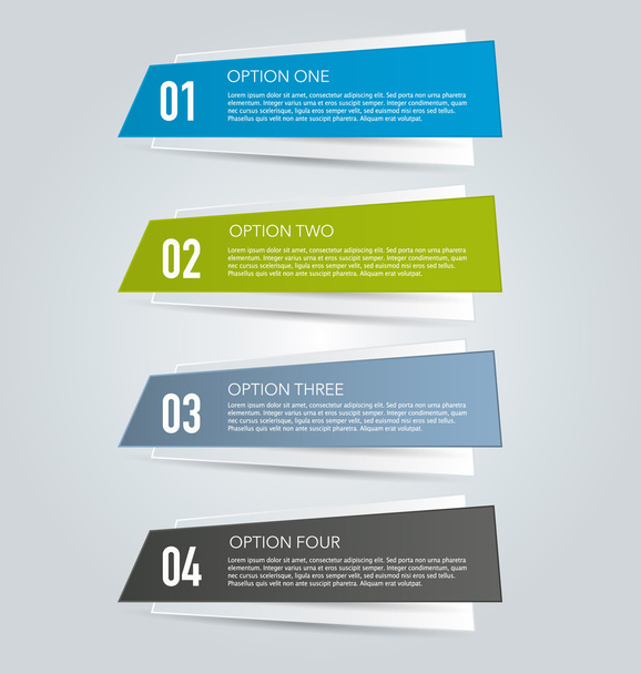 Infographics template for business, education - Vector, Imagen