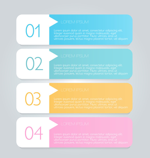 Infographics template for business, education - Vector, afbeelding