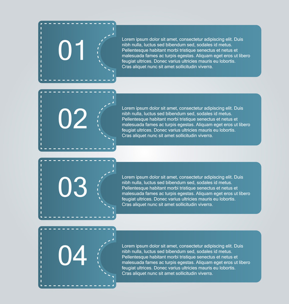 Business infographics template for presentation, education - Vektori, kuva