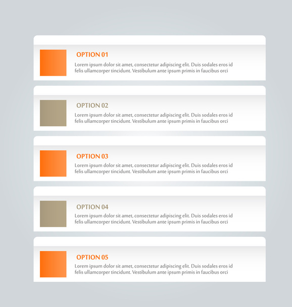 Business infographics template for presentation, education - Vector, Image