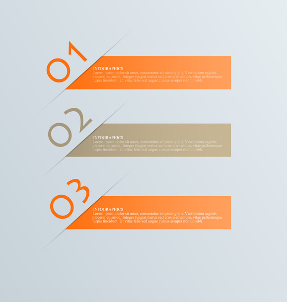Business infographics template for presentation, education - Вектор, зображення