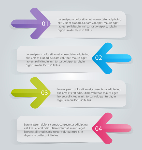 Business infographics sjabloon voor presentatie, onderwijs - Vector, afbeelding