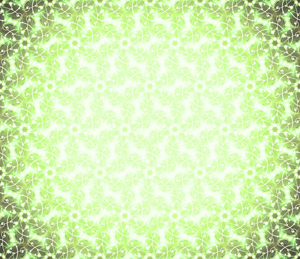 vignette de fond, avec un motif floral abstrait, vert
 - Photo, image