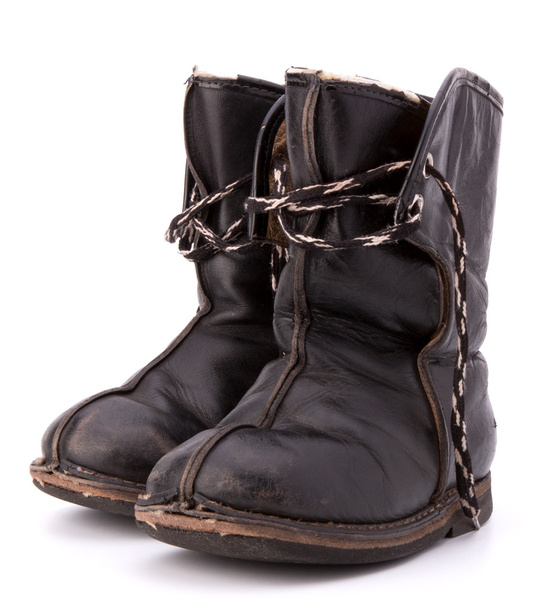 Vintage shabby child's boots - Foto, afbeelding