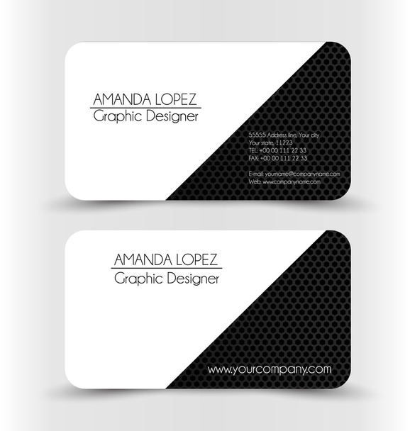 Business card set template.  - Vector, Image
