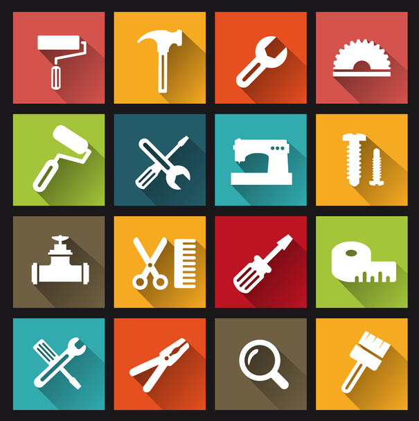 Computer icons  tools - Vector, Image