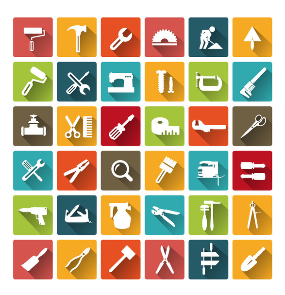Computer icons  tools - Vector, Image