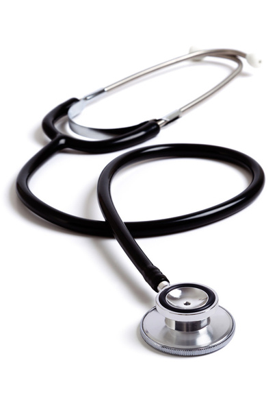 stetoskop medycznych & opieki zdrowotnej na białym tle - Zdjęcie, obraz
