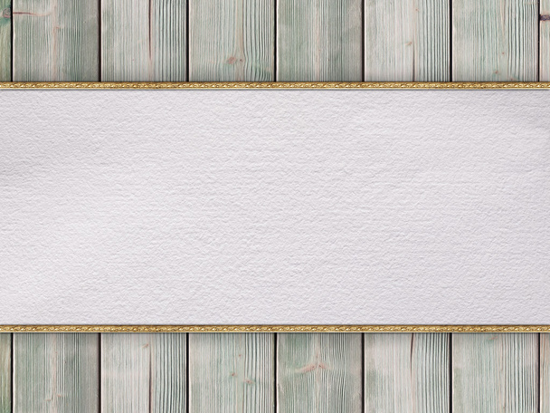 Белый лист бумаги на деревянном фоне
 - Фото, изображение