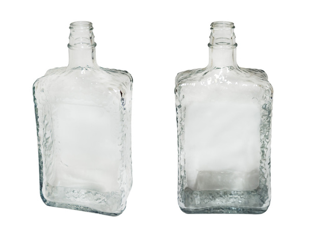 Dos botellas de vidrio
 - Foto, Imagen