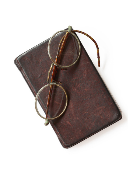 Notebook And Spectacles - Foto, imagen