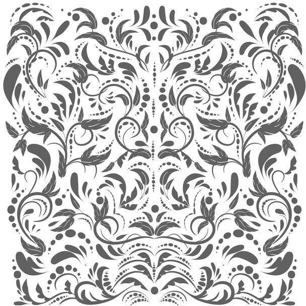 Seamless wallpaper in the style of Baroque. Gray ornament,  can be user for wallpapper, invitation, cards,  pattern fills, background,surface textures. - Photo, Image