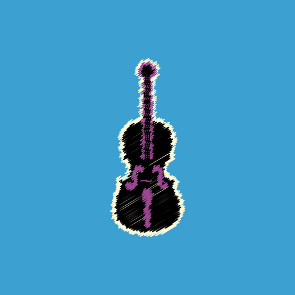 коллекция плоских векторных икон музыкальный инструмент
 - Вектор,изображение