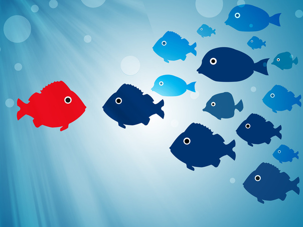 Leader fish concept
 - Фото, изображение
