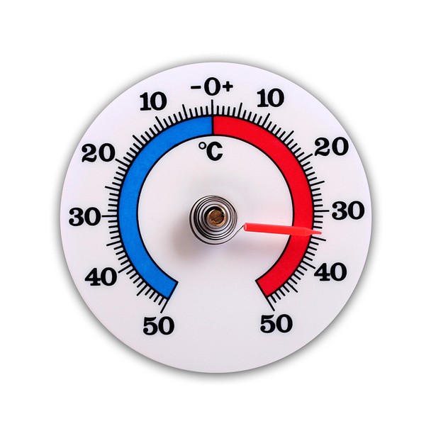 Weather thermometer isolated on white background - Photo, Image