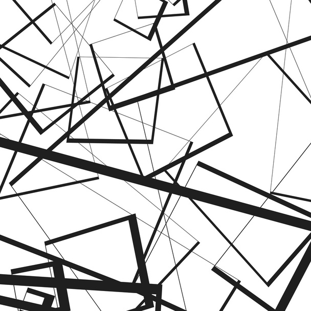 Geometric irregular lines background - Vector, Image