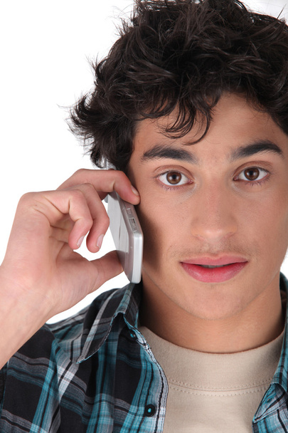 Teen on the phone - Фото, зображення