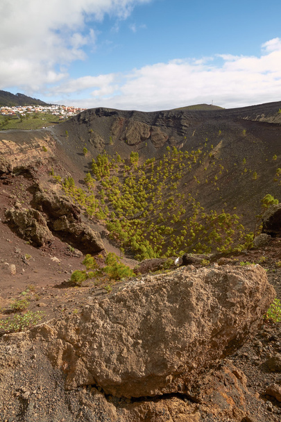 Crater of Volcano San Antonio in Las Palmas at Canary Islands - Photo, Image