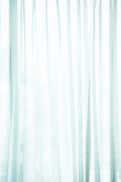 Ventanas de cortina blanca
 - Foto, imagen