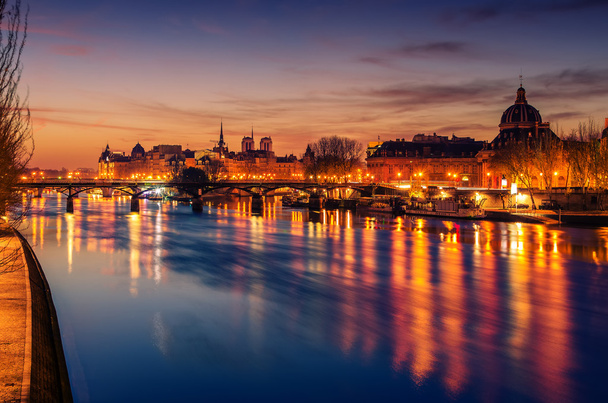 Paříž, Frence: Seiny a staré město v sunrise - Fotografie, Obrázek