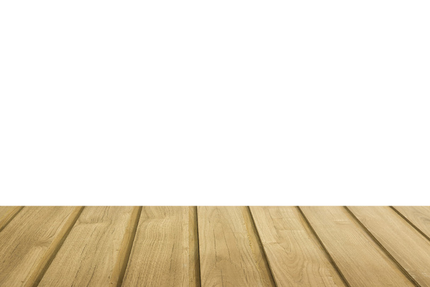 prázdná tabulka s pytlem izolovaných na bílém pozadí - Fotografie, Obrázek