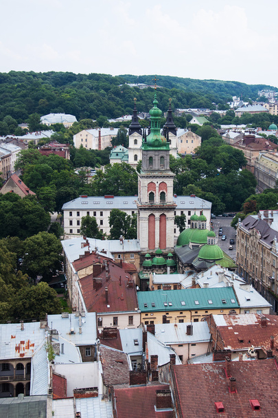 the old city of lvov from height - Fotó, kép