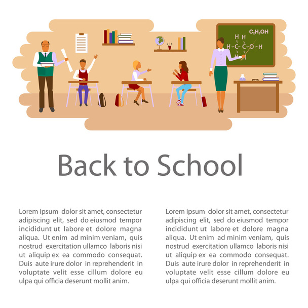 Back to school concept  - Vector, Image