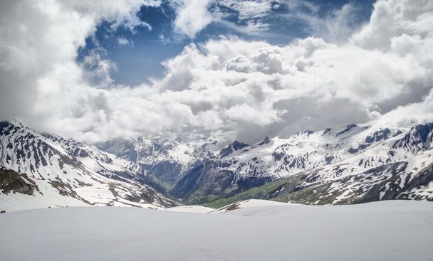 Krásný sníh Itálie Alpy-Francie - Fotografie, Obrázek
