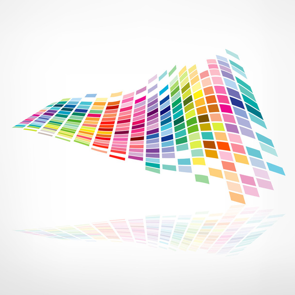 Colorful background mosaic pattern design - Vector, Image