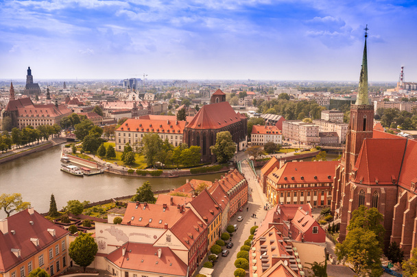 Визначні пам'ятки міста Вроцлав, Польща  - Фото, зображення