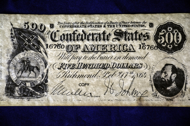 Estados confederados de América moneda
 - Foto, Imagen