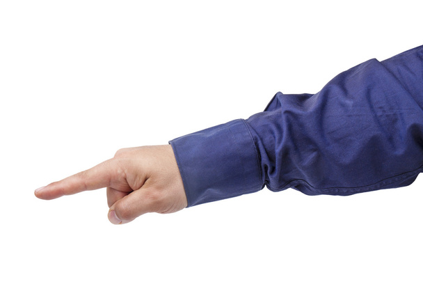 Businessman pointing the finger - Photo, Image
