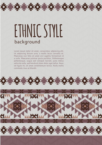 Abstract ethnic background - Vector, imagen