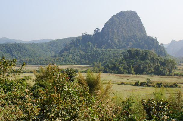 Landschaft um muang ngoi, laos, asien - Foto, Bild