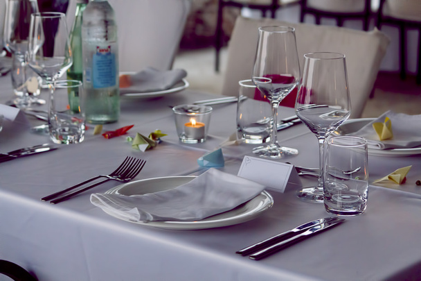 Elegant Dinner Table - Photo, Image