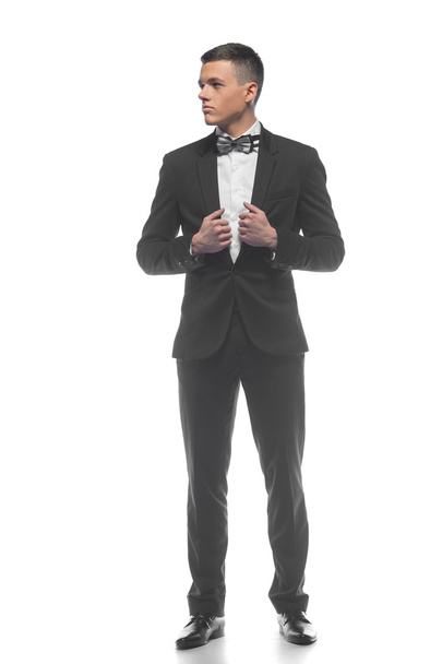 Portrait of a young businessman isolated on white background - Zdjęcie, obraz
