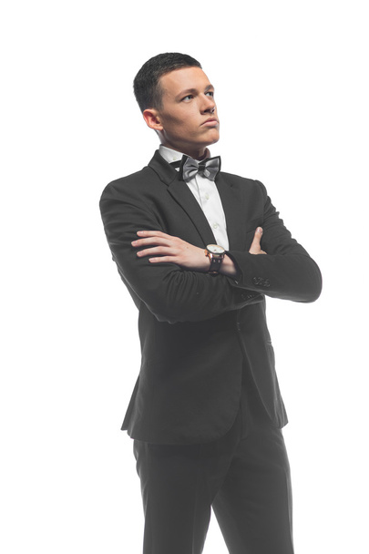 Portrait of a young businessman isolated on white background - Φωτογραφία, εικόνα
