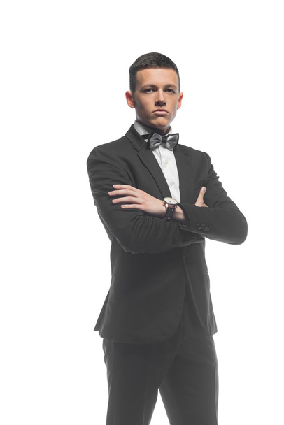 Portrait of a young businessman isolated on white background - Foto, Bild
