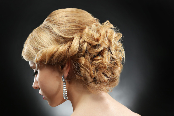 young woman with elegant hairstyle - Valokuva, kuva