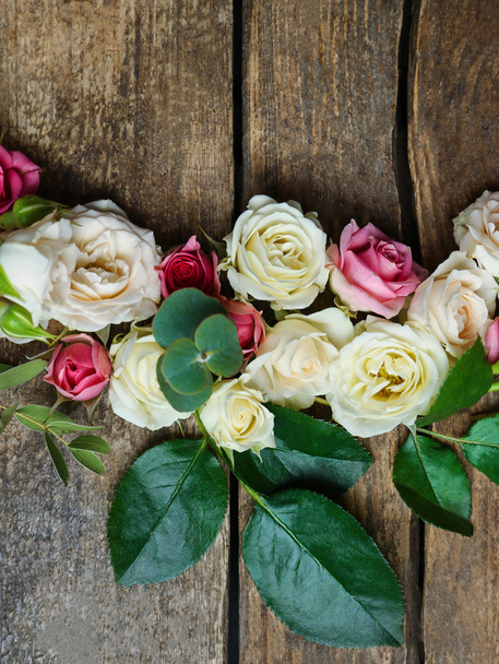 Assorted roses heads - Foto, Imagem