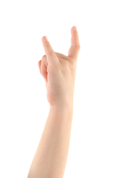 Child hand sign - Фото, изображение