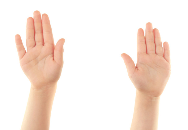 Gyermek kezét jele  - Fotó, kép