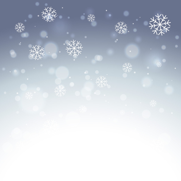 elegant snowflakes background vector illustration - Vektor, obrázek