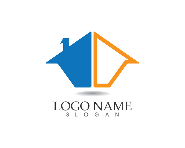 Building and home logo - Vector, Image